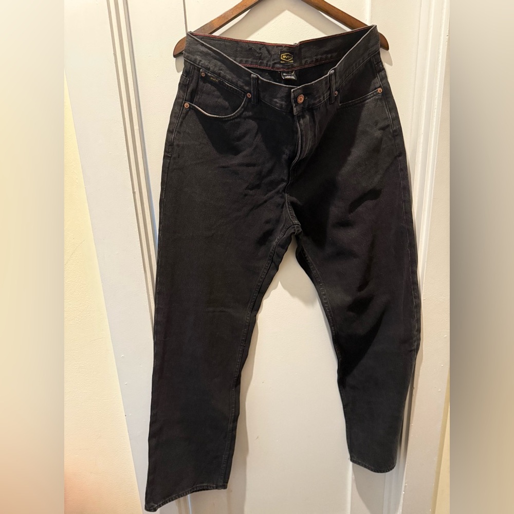 RVCA Men's Dark Slim Jeans